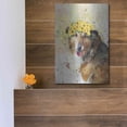 thumbnail image 5 of Luxe Metal Art 'Flower Crown Shetland Sheepdog' by Furbaby Affiliates, Metal Wall Art, 12"x16", 5 of 9