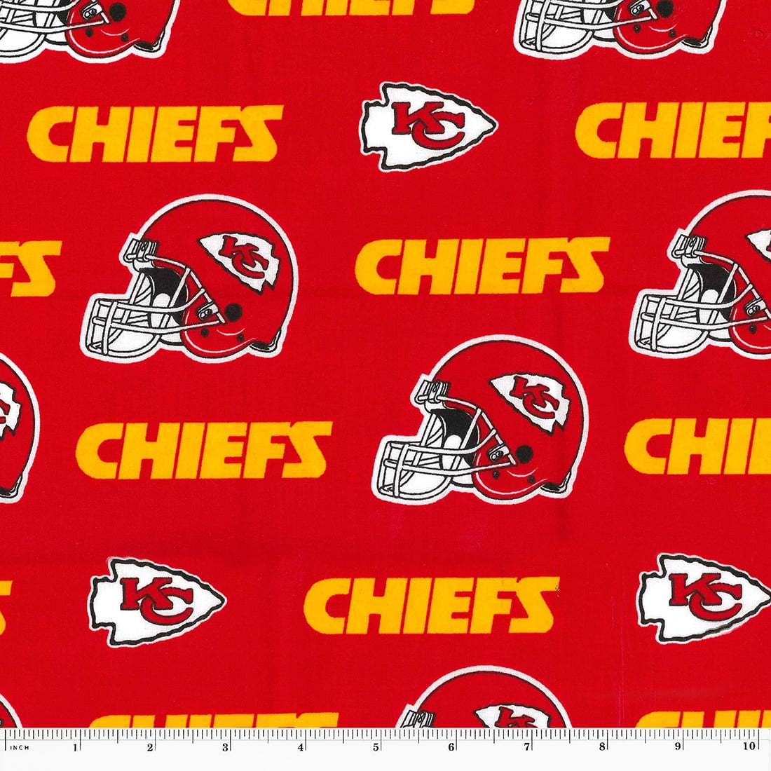 Kansas City Chiefs Fabric, Wallpaper and Home Decor