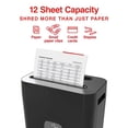 thumbnail image 2 of Staples 12-Sheet Cross-Cut Multi-Media Shredder (ST62151), 2 of 6