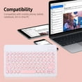 thumbnail image 4 of Graflsoa Slim White Bluetooth Keyboard with 13 Shortcut Keys, Responsive Chocolate-Style Buttons, 30-Day Battery Life, Compatible with Multiple Devices, 4 of 6
