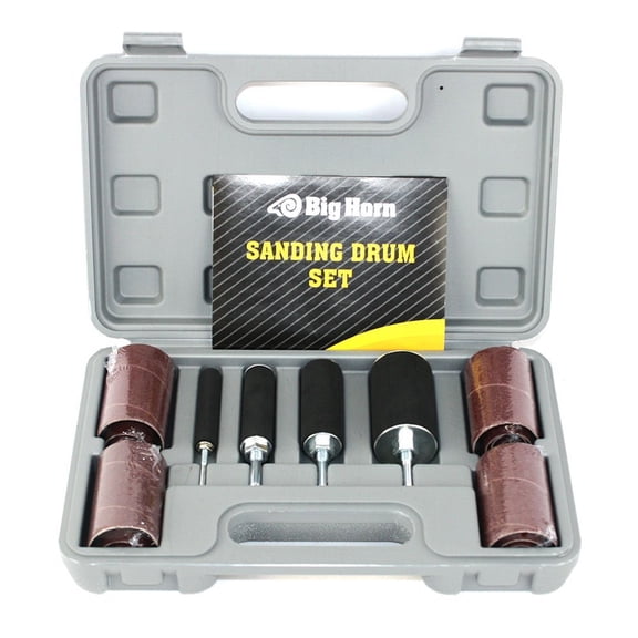 American General Tool 19521 Big Horn Rubber Sanding Drum Set, 20 Piece