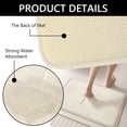 thumbnail image 3 of Tripumer 2 Pcs Bathroom Shower Mats Set Absorbent Bath Mat for Floor Bedroom Home Navy White, 3 of 6