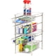 thumbnail image 5 of Cesta apilable de 2 niveles para el hogar, sencilla, blanca, 5 of 8