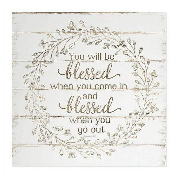 You Will Be Blessed Scripture Wall Sign 12x12