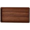 thumbnail image 5 of Wooden Plate Household Bread Tray Simple Design Round Cake Pans Office Desk Decor 2 PCS, 5 of 6