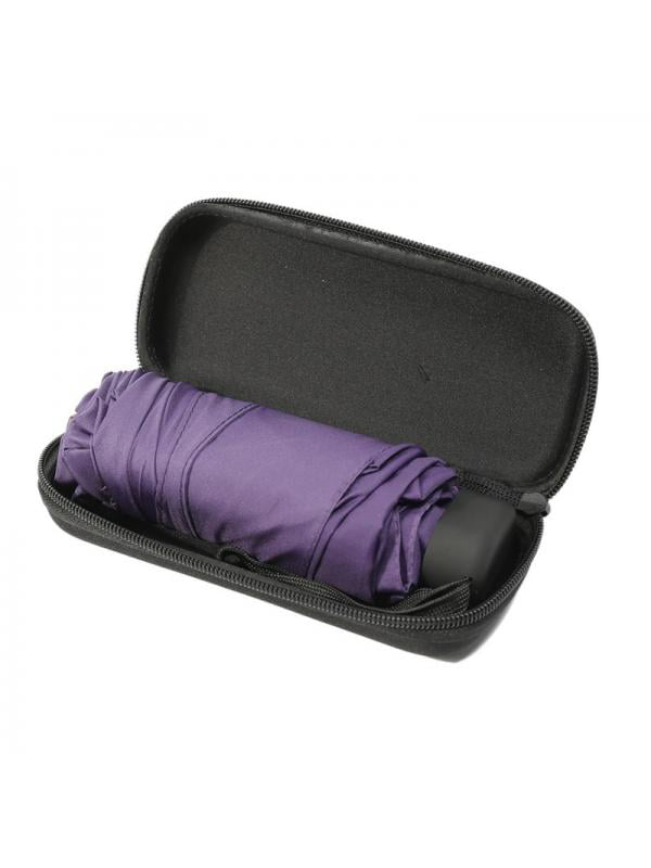 MarinaVida Portable 5 Folding Mini Pocket Sun Rain Umbrella +Casets -