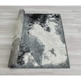 thumbnail image 7 of Abstract Rugs Clouds Pattern Carpet Gray Black White, 7 of 7