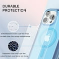 thumbnail image 4 of for iPhone 14 Pro Case, [Compatible with MagSafe] Full-Body Protection Anti-Scratch Case with Built-in Screen Protector, Front Cover TPU Frame Durable for iPhone 14 Pro Cover, Blue, 4 of 8