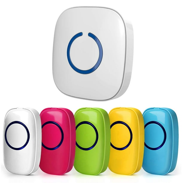 SadoTech Wireless Classroom Doorbell Or Answer Buzzer White Receiver 