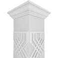 thumbnail image 4 of Ekena Millwork 12"W x 9'H Craftsman Classic Square Non-Tapered Atlas Fretwork Column w/ Crown Capital & Crown Base, 4 of 8