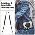 thumbnail image 6 of XYX Case for iPad Mini 7 A17 Pro 2024/Mini 6 2021 8.3 Inch 7th/6th Gen with Rotating Stand, Shoulder Strap, 2in1 Shockproof Cover, Transparent, 6 of 7