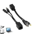 thumbnail image 2 of 2* Passive PoE Injector and PoE Splitter Kit with 5.5x2.1 mm DC Connector RJ45 Power Over Ethernet, 2 of 10