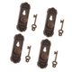 thumbnail image 1 of Cerraduras de Puerta de Hardware de Casa de Muñecas 1/12 con Llaves Bronce 4 Piezas Perfecl, 1 of 8