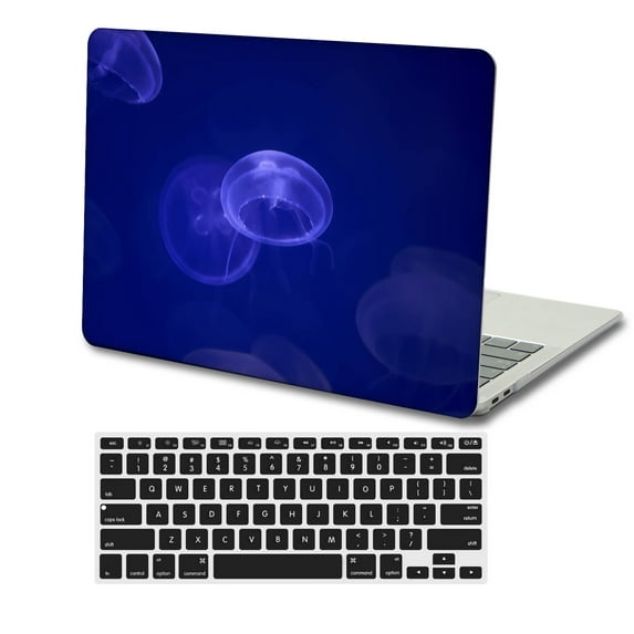 Hard Shell Case for 2021 Release MacBook Pro 14 inch with Touch Bar + Black Keyboard Cover Model: A2442 (QLXL0006)