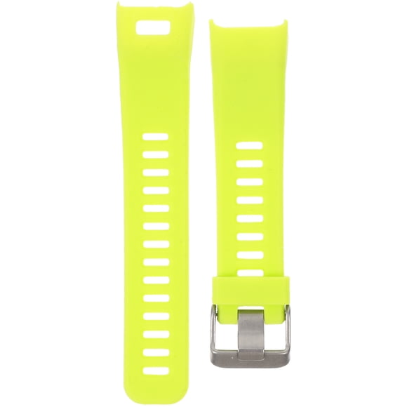 KAKOWELY Silicone Watchband Silicone Watchband Wrist Band Strap Replacement Quick Release Band Compatible for Garmin Vivosmart HR (Green)5.12"X1.06"X0.1"