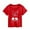Red, variant on Toddler Girls Summer Casual Tops Crew Neck T Shirts Children's Easter Cartoon Bunny Print Short Sleeved T Shirt Size 2-3T ,Gray