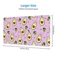 thumbnail image 3 of Bingfone Different Avocados Large Gaming Mouse Pad,Extended Desk Mousepad With Stitched Edges,Non-Slip Base,Water Resist Keyboard Pad For Gamer, Office & Home, 29.5 X 16 In, 3 of 9