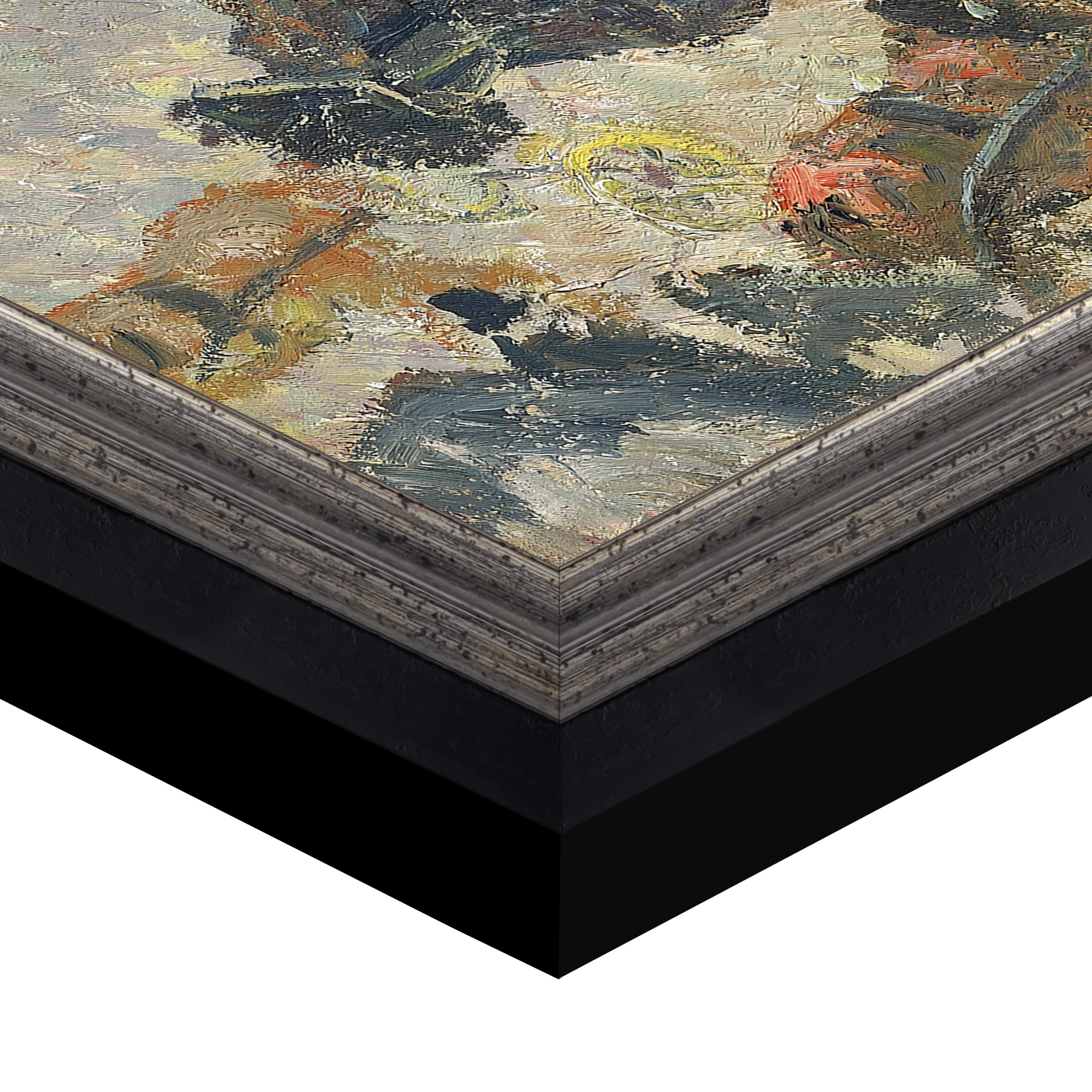 Boulevard des Italiens Framed Canvas