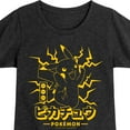 thumbnail image 3 of Pokémon  - Pikachu Lightning - Youth Girls Short Sleeve Graphic T-Shirt, 3 of 5