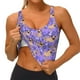 thumbnail image 3 of Fotbe Pugs and Flowers Sujetador Deportivo Largo sin Aros para Mujer con Almohadillas y Soporte Medio, Transpirable y Absorbente, Camiseta Tipo Chaleco o Tank Top-Small, 3 of 8