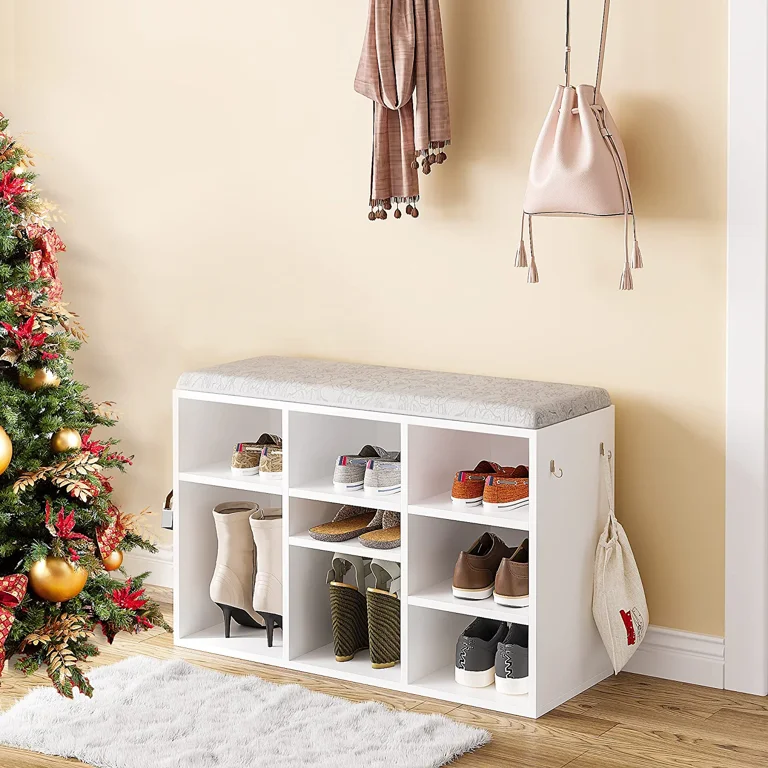 Large storage bench with cheap cushion