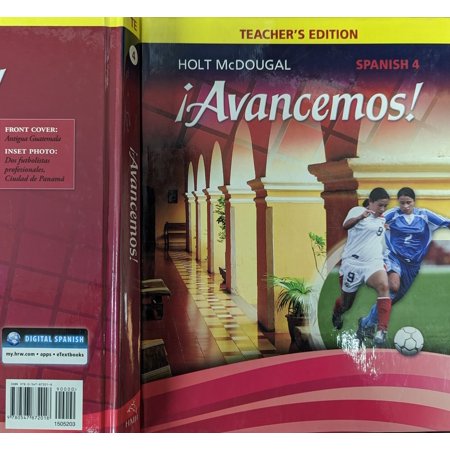 ¡Avancemos!, ¡Avancemos! Teacher Edition Level 4 2013 9780547872018 0547872011 - Pre-Owned: Like New
