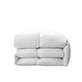 thumbnail image 3 of Serta 100% Cotton All-season, Lightweight White Down Fiber Comforter, 500 FP Fluffy Duvet Insert, 300 Thread Count, Corner loops, 68x90 inches Twin Size, 3 of 9