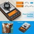 thumbnail image 4 of Báscula de precisión, 50 g/0,001 g, báscula de precisión de 0,001 g, báscula de cocina con pantalla LCD con peso de calibración de 50 g y pinzas electrostáticas naranja, 4 of 5