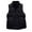 Black, variant on Women's Vest - Stand Collar Lightweight Zip up Quilted Vest for Women Sleeveless Slim Fit Jacket with Pockets