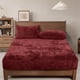 thumbnail image 1 of Sábana bajera ajustable PHF Truly Velvet, tamaño doble, color rojo vino, 1 of 6