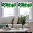 thumbnail image 4 of LALILO Kitchen Curtain Valance And Nature Art Nature Rod Pocket Window Curtain 52"x 18" Set of 2, 4 of 5