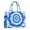 Colorful Tie Dye Pattern, variant on Colorful Tie Dye Pattern Large Tote Bag, Shopping Tote with Inner Pockets, Large Capacity for Work Shopping Travel,15.7” X 5.1" X 13"