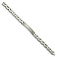 thumbnail image 2 of Titanium Bracelet ID Link, Other Men's 8 mm 8.5 in Chisel Brushed and Polished, 2 of 4