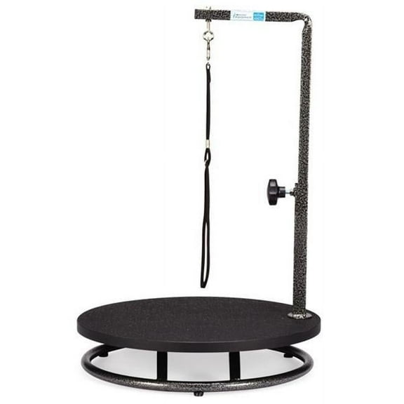 23 in. Pet Grooming Table, Black - Small