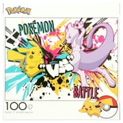 Buffalo Games Entertainment Pokemon Pikachu vs. Mewtwo 100 Pieces Jigsaw Puzzle