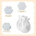 thumbnail image 3 of Newborn Mittens No Scratch Mittens Baby Mittens Cotton Hand Mittens Infant Mittens Gloves for Baby Girls Boys, 3 of 5