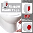 thumbnail image 3 of Caulk Strip Tape for Bath Kitchen, White Narrow Self-Adhesive Decorative Sealing Tape, Used for Kitchen Sink Toilet Bathroom Bathtub Floor Wall Edge Protector 4pack, 3 of 12