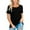 Black, variant on OKBOP Sexy Tops for Women,Fashion Leopard O-Neck Short Sleeve Pullover Shirt S Women Tops And Blouses Christmas Shirts for Women
