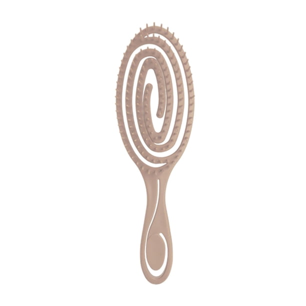 Peine de cepillo de pelo ventilado para peluquería Barbero de pelo Abs café claro Yuyangstore Cepillo de pelo ventilado