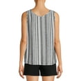 thumbnail image 4 of Time and Tru Women's V-Neck Tank Top, Sizes XS-XXXL, 4 of 5