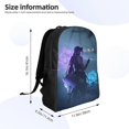 thumbnail image 4 of Arcane Backpacks Casual Daypacks Student Book Bag Printing Satchel Rucksack Lightweight Schoolbag, 4 of 5