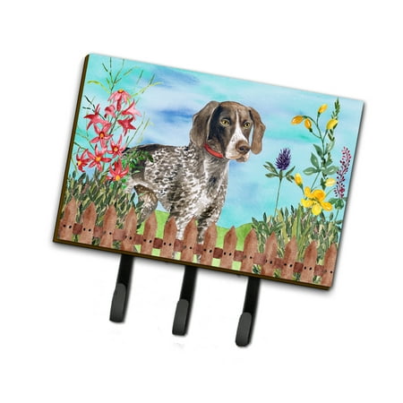 

Carolines Treasures CK1203TH68 German Shorthaired Pointer Spring Leash or Key Holder Triple multicolor