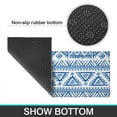 thumbnail image 6 of Boho Blue Geometric Ethnic Pattern Kitchen Rugs Sets Of 2,Anti Fatigue Kitchen Mat Rugs Non Slip Washable,Decorative Kitchen Floor Mats for Kitchen,Sink,Laundry,17"x30"+17"x47", 6 of 7