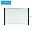thumbnail image 2 of MasterVision MVI Magnetic Porcelain Dry-Erase Board, 48" X 96", Aluminum & Black Frame, 2 of 2