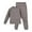 Grey, variant on Krdevn Girls Thermal Underwear Winter Lined Warm Long Sleeve Top and Pants Comfy Loungewear for Cold Weather Indoor Outdoor Activities,Kids Outfit,5-6 Years