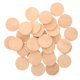 thumbnail image 1 of 50 piezas de recortes de madera para manualidades, recortes de madera sin terminar, recortes circulares de madera, 1 of 5