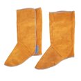 thumbnail image 1 of Protección para soldador, 1 par de zapatos de soldadura de seguridad resistentes al calor de piel de vaca, cubierta impulsada por el rendimiento, 1 of 8