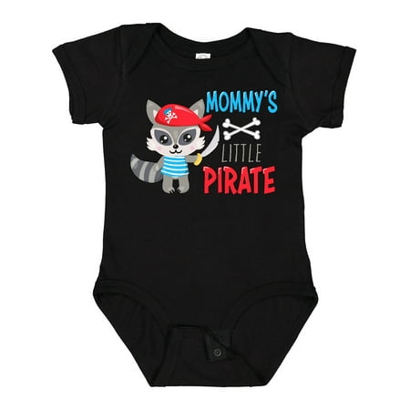 

Inktastic Mommy s Little Pirate Cute Raccoon with Sword Gift Baby Boy or Baby Girl Bodysuit