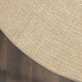 thumbnail image 5 of Nourison Tulum 8' x Round Taupe Ivory Outdoor Rug, 5 of 10