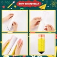 thumbnail image 4 of 18Pcs Pencil Apple Hanging Honeycomb Balls Welcome Back to School Classroom Hanging Decorations for Teacher Appreciation Week First Day of School Party Decor, 4 of 7